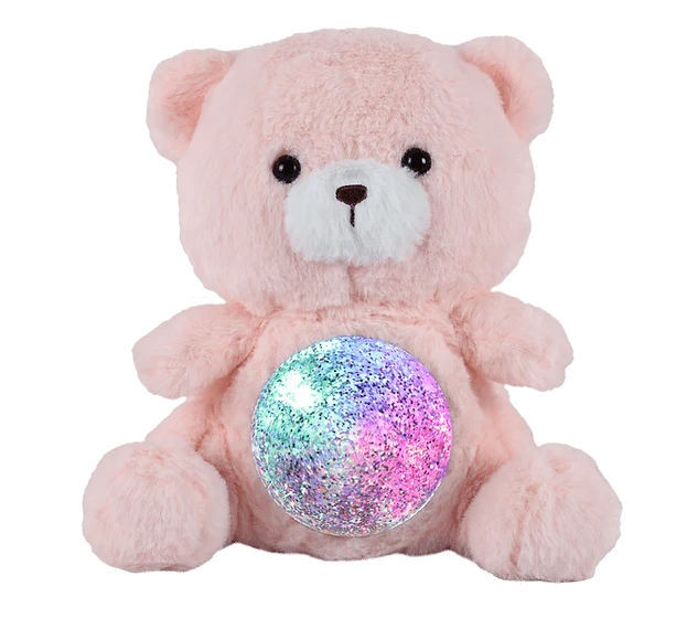 Rosie The Teddy - Magic Belly with Glitter Ball