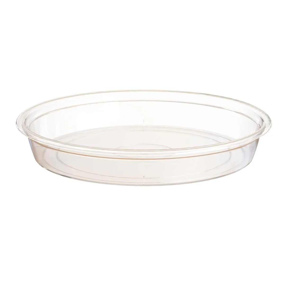 Round Transparent Saucer 15cm for Flowerpot