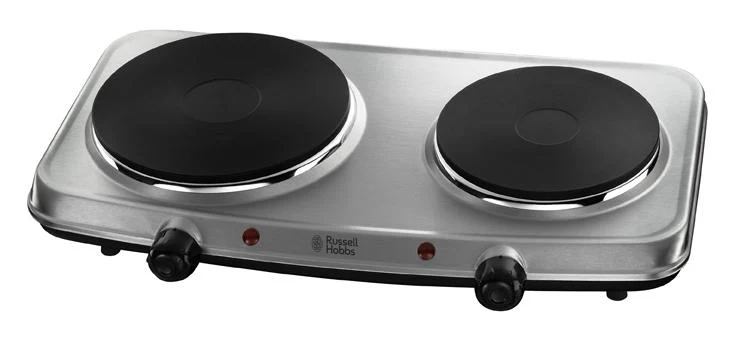RUSSELL HOBBS 15199 2 RING HOB BRUSHED STEEL