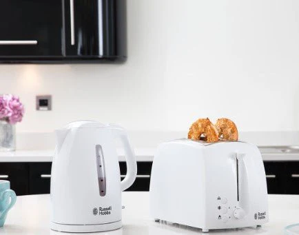 Russell Hobbs - 21640 I Textures 2 Slice White Plastic Toaster - Image 2