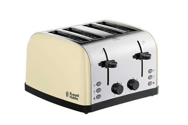 Russell Hobbs- 28363 I Stainless Steel Toaster - Cream