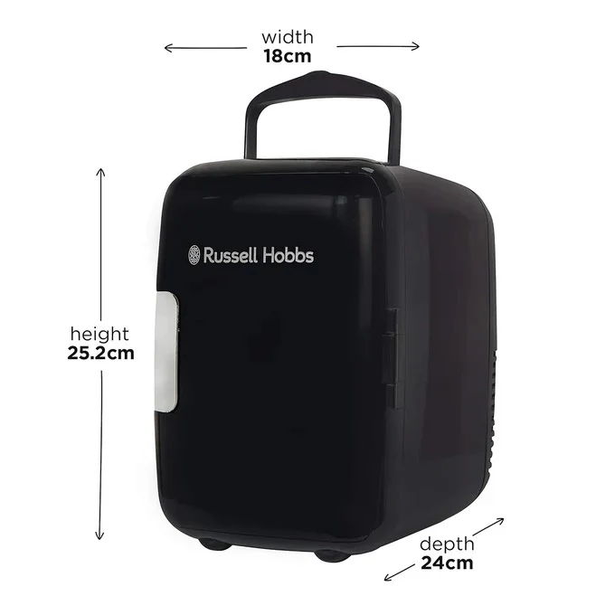 Russell Hobbs 4L Portable Mini Cooler & Warmer Black RH4CLR1001B - Image 2
