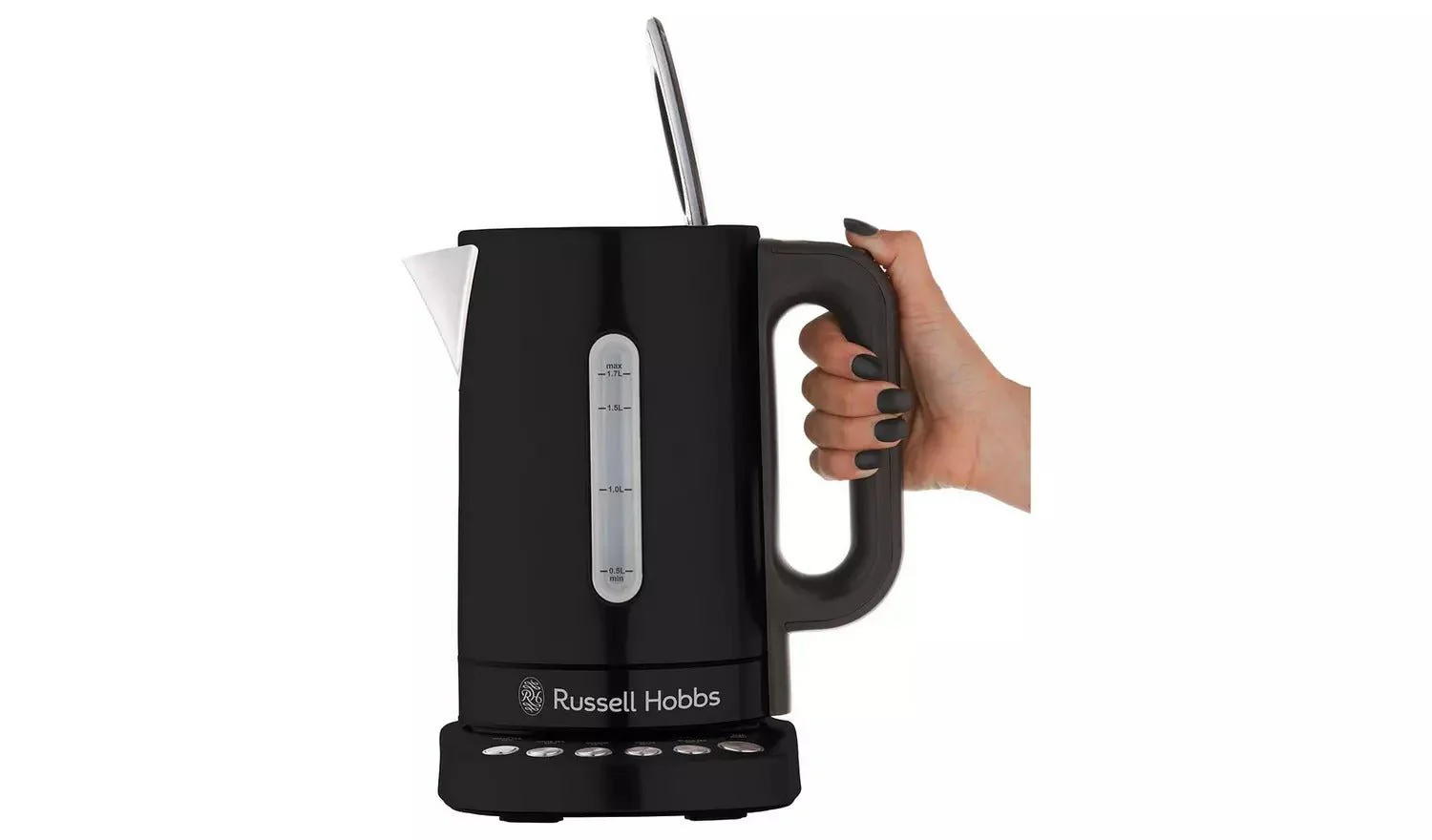 Russell Hobbs Addison Kettle 1.7 Litre – Black | 27730 - Image 4