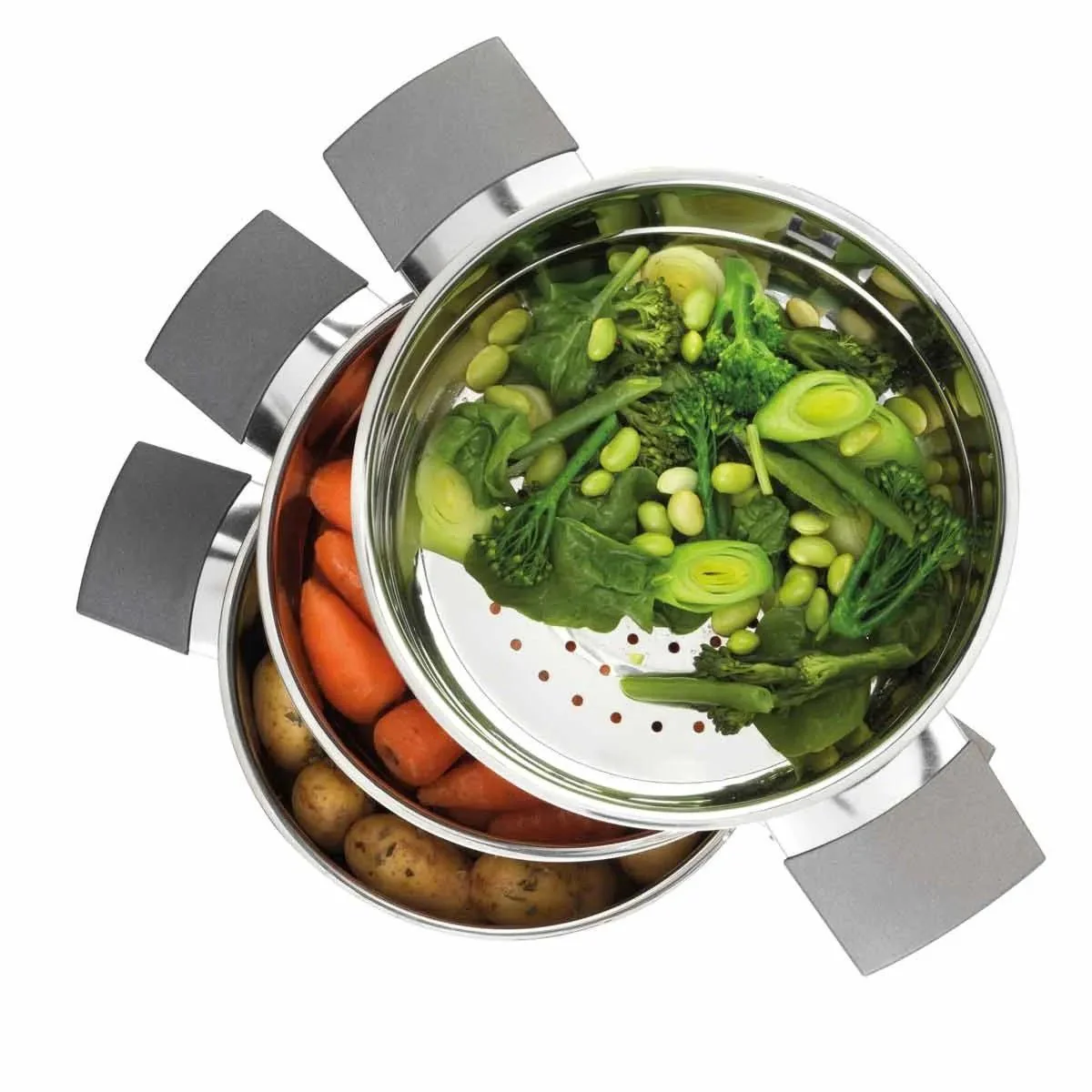 Russell Hobbs Excellence Collection 18cm Steamer With Tempered Glass Lid - Image 2