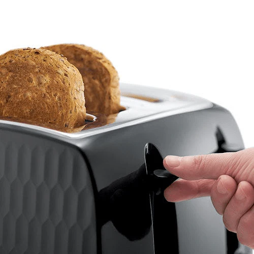 Russell Hobbs Honeycomb 4 Slice Black Toaster 26071 - Image 3