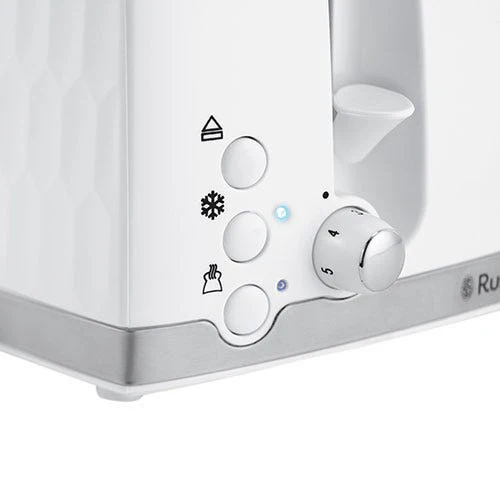 Russell Hobbs Honeycomb 4 Slice White Toaster 26070 - Image 4