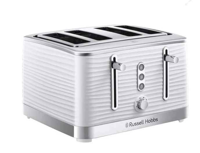Russell Hobbs Inspire 4 Slice Toaster White | 24380