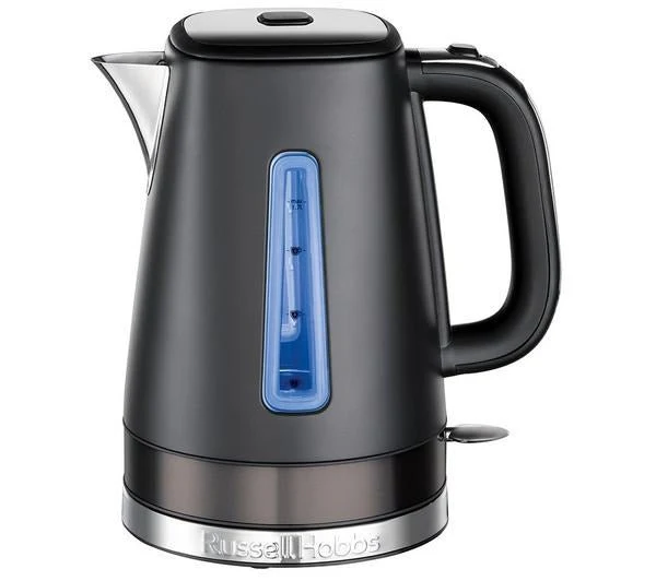 Russell Hobbs Luna Matte Black Quiet Boil Kettle | 26140