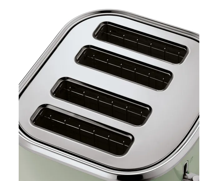 Russell Hobbs Stylevia Sage Green 4 Slice Toaster - 26294 - Image 3