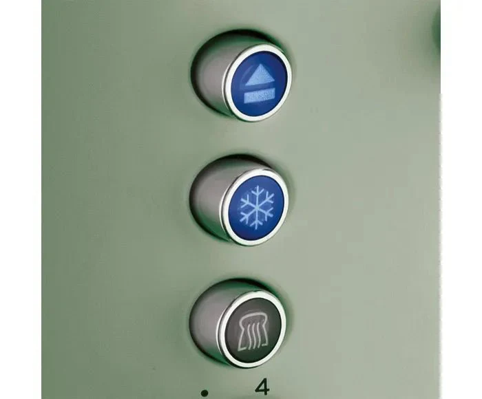 Russell Hobbs Stylevia Sage Green 4 Slice Toaster - 26294 - Image 4