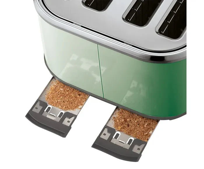 Russell Hobbs Stylevia Sage Green 4 Slice Toaster - 26294 - Image 5