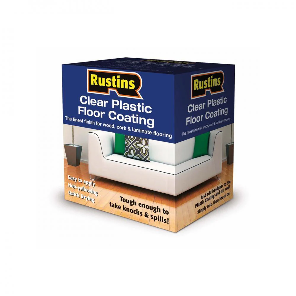 Rustins Plastic Floor Coating Trade Pack Gloss Paint -