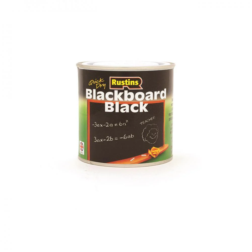 Rustins Quick Dry Blackboard Paint Black - 250ml