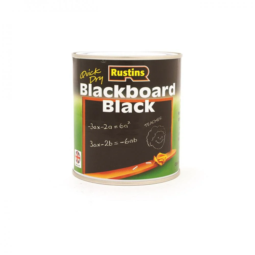 Rustins Quick Dry Blackboard Paint Black - 500ml - Image 2