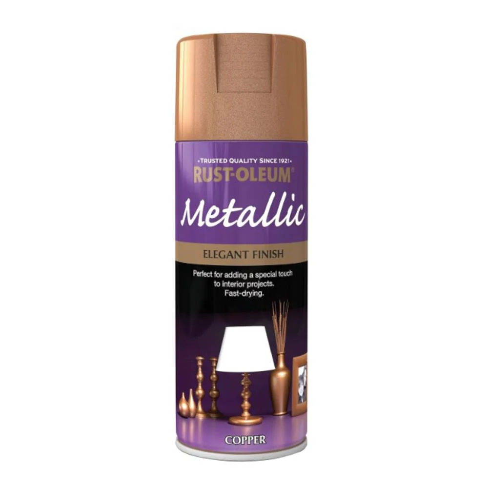 Rustoleum Copper Effect Metallic Spray Paint 400ml - Copper