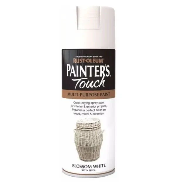 Rustoleum Painters Touch Multi-Purpose Spray Paint 400ml - Blossom White Satin