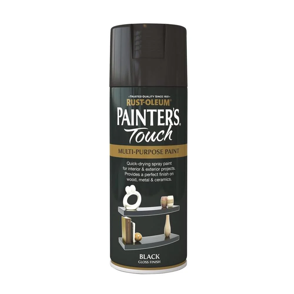 Rustoleum Painters Touch Multi-Purpose Spray Paint 400ml - Gloss Black