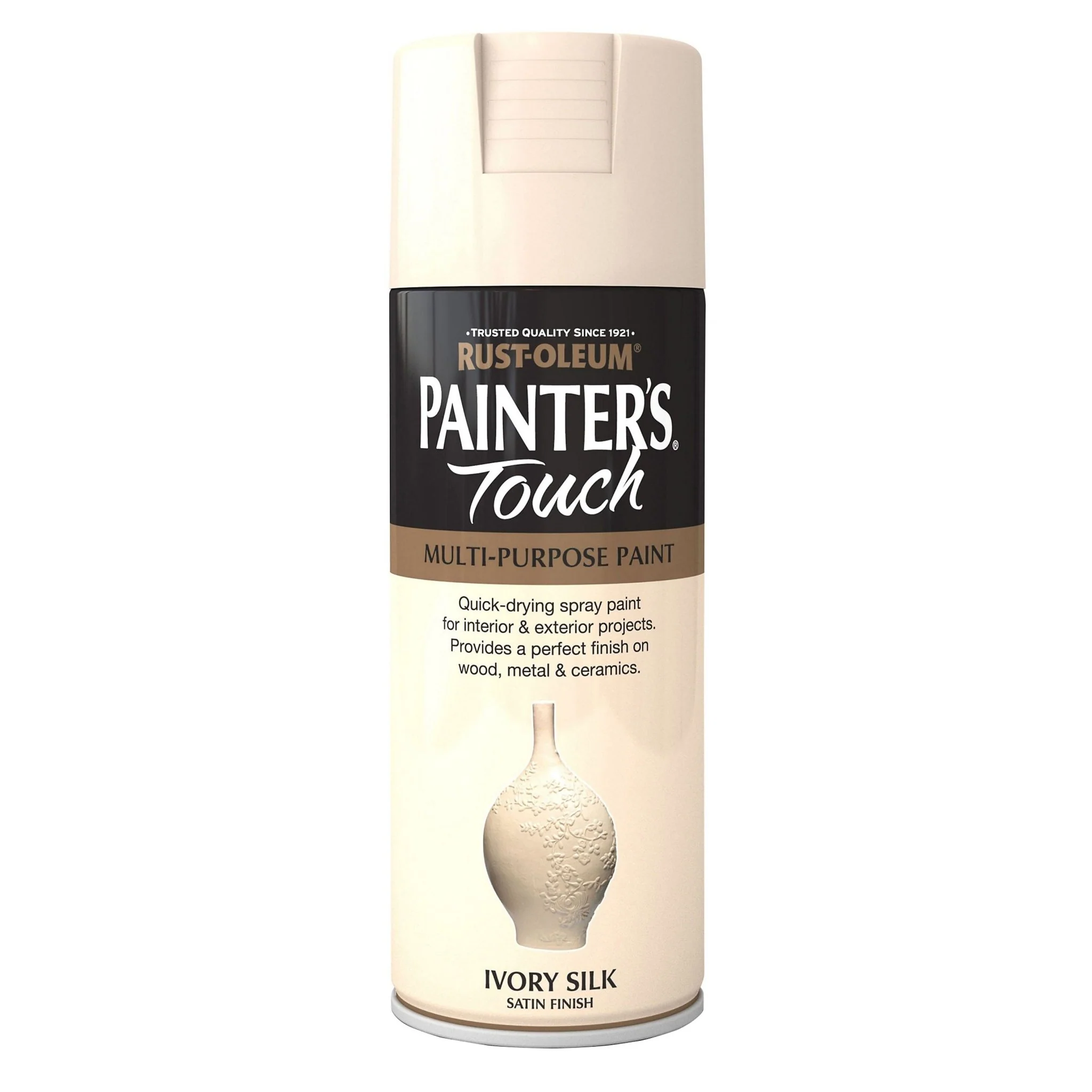 Rustoleum Painters Touch Multi-Purpose Spray Paint 400ml - Ivory Silk Satin