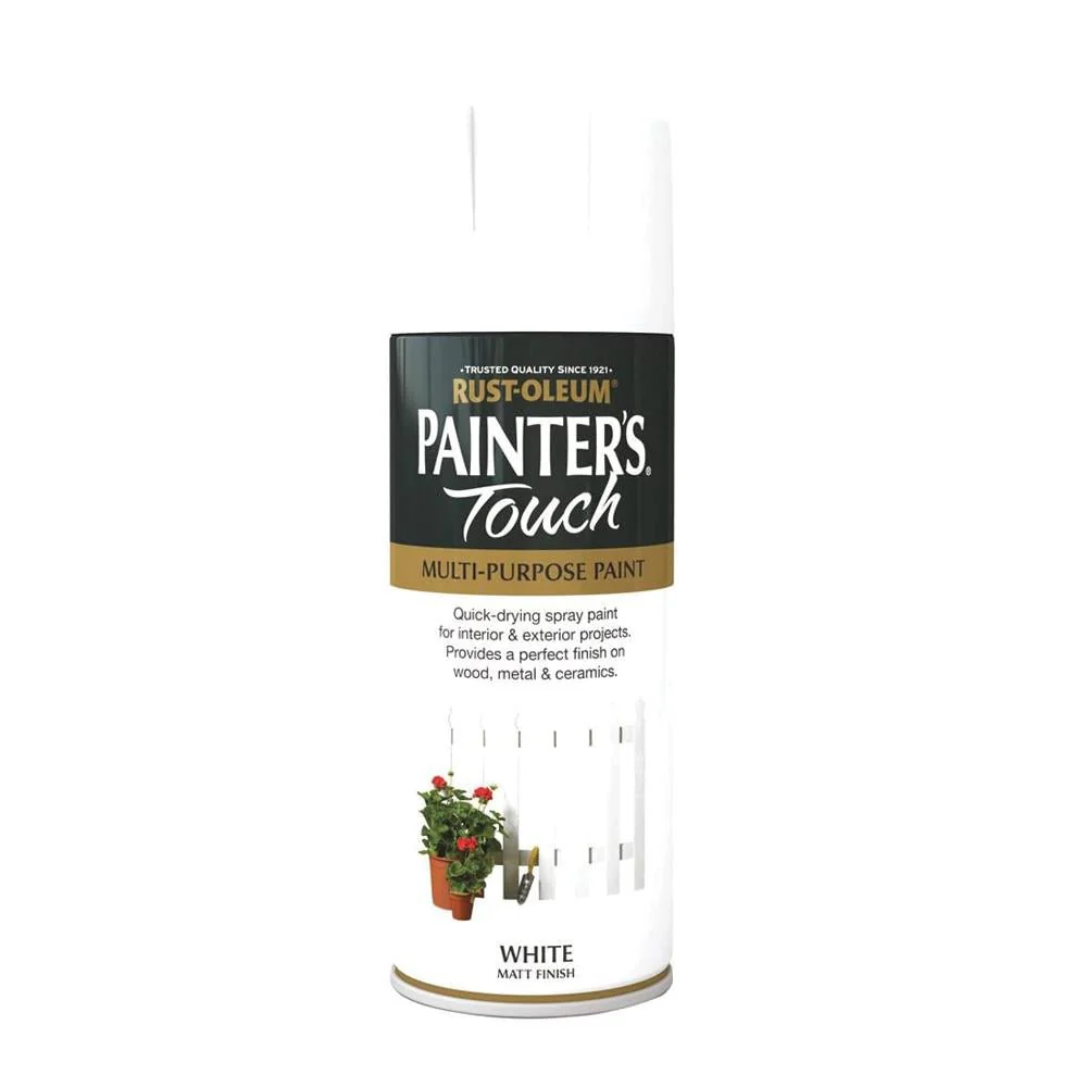 Rustoleum Painters Touch Multi-Purpose Spray Paint 400ml - Matt White