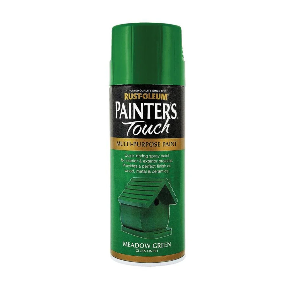 Rustoleum Painters Touch Multi-Purpose Spray Paint 400ml - Meadow Green Gloss