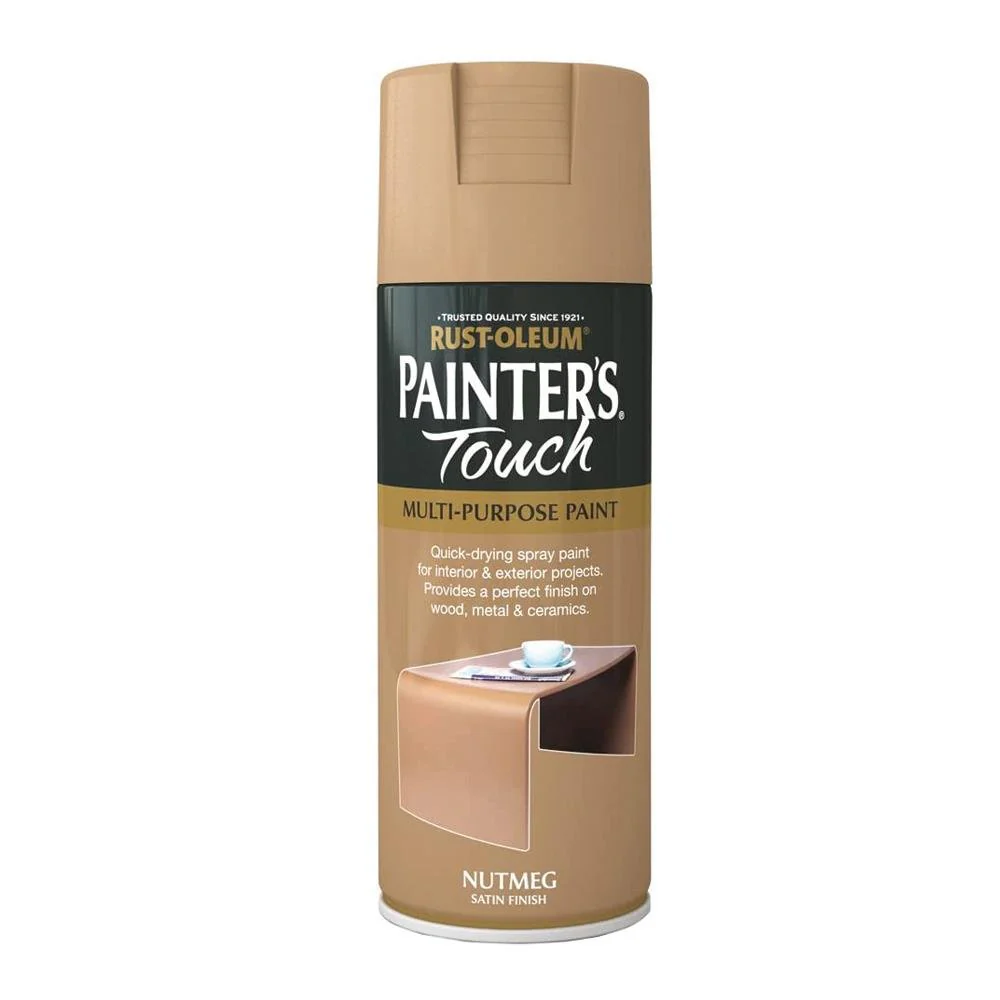 Rustoleum Painters Touch Multi-Purpose Spray Paint 400ml - Nutmeg Satin