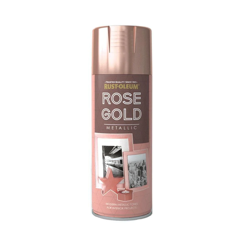 Rustoleum Rose Gold Metallic Spray Paint 400ml