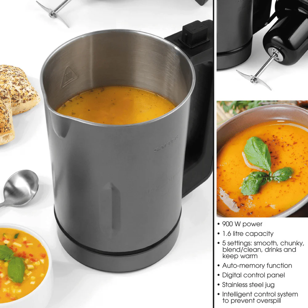 Salter 1.6L Digital Soup Maker - Gunmetal - Image 2