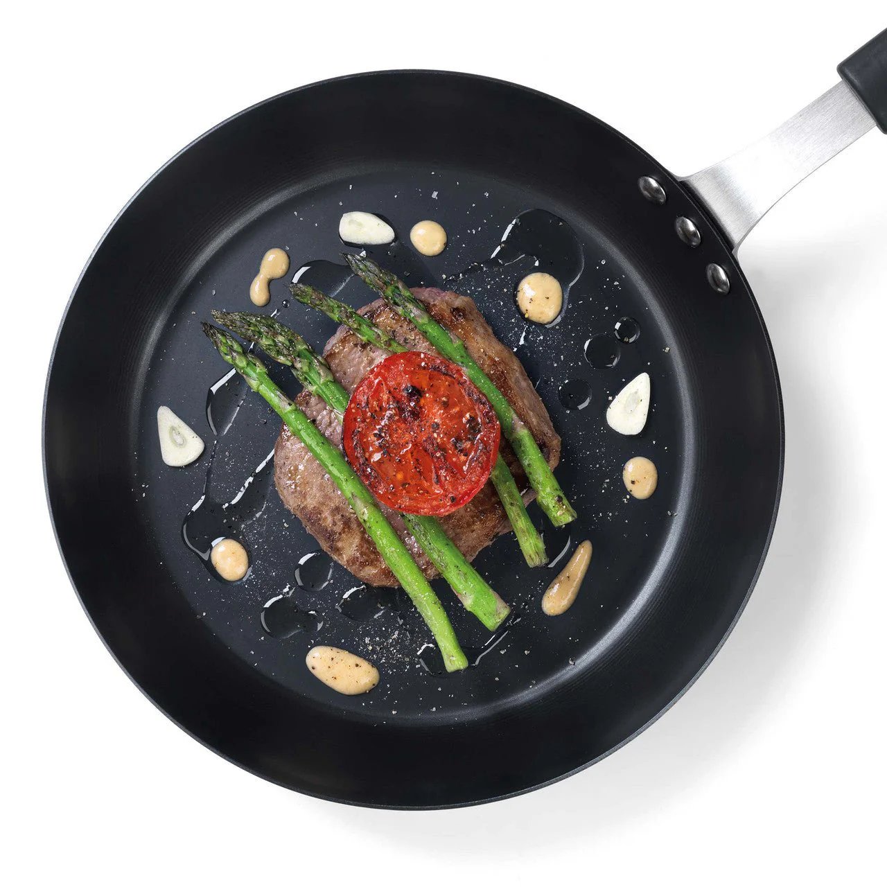 Salter Carbon Steel Pan for Life Frying Pan 24cm