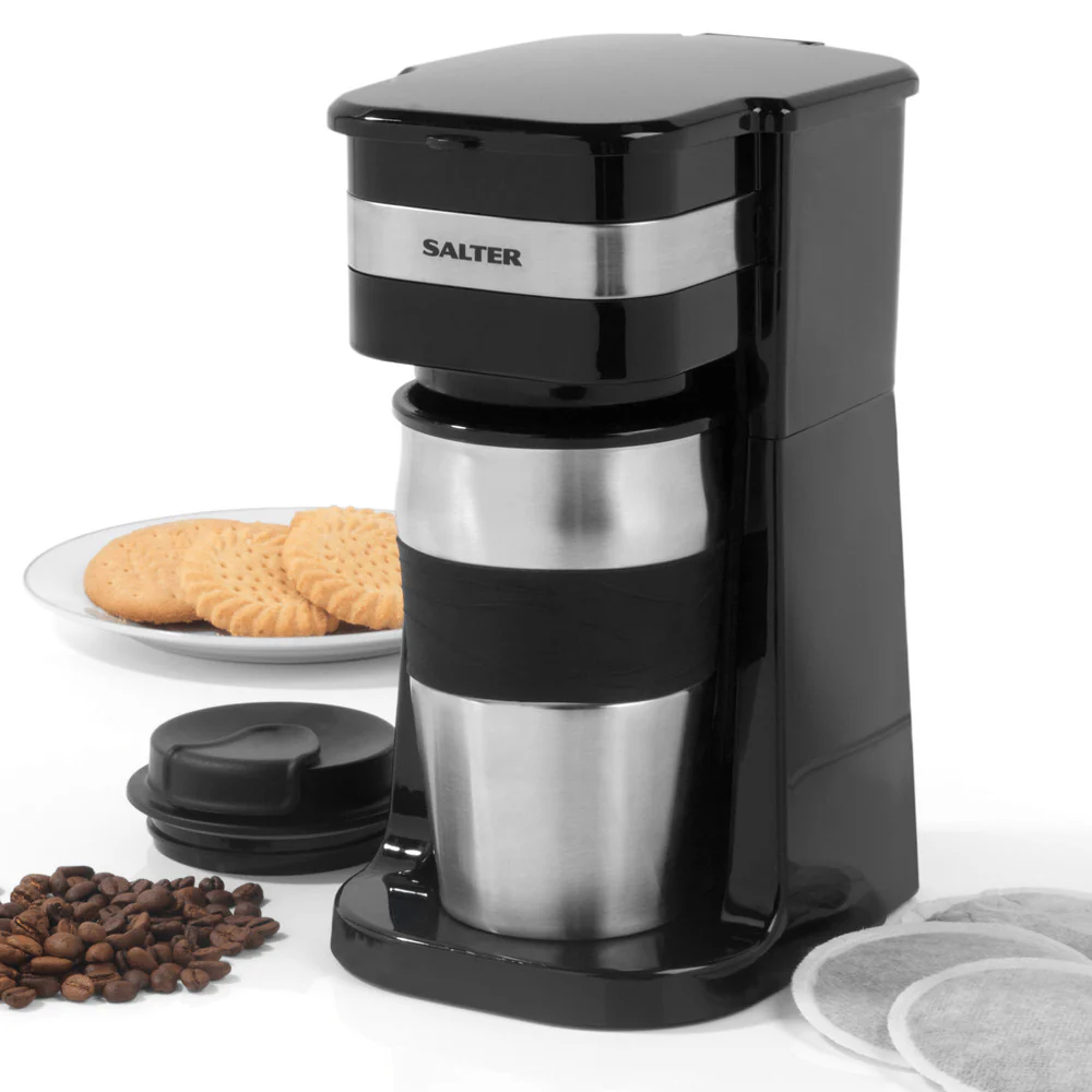 Salter Coffee Maker to Go & Travel Mug