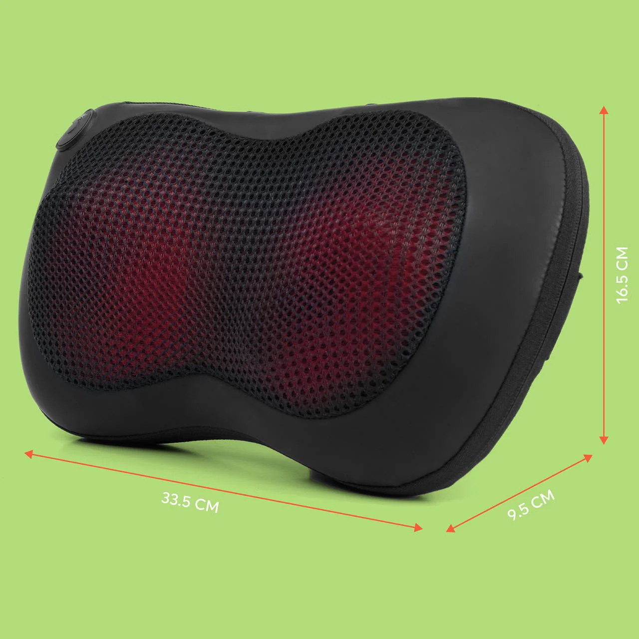 Salter Deep Kneading Soothing Heat Shiatsu Massage Pillow - Image 2