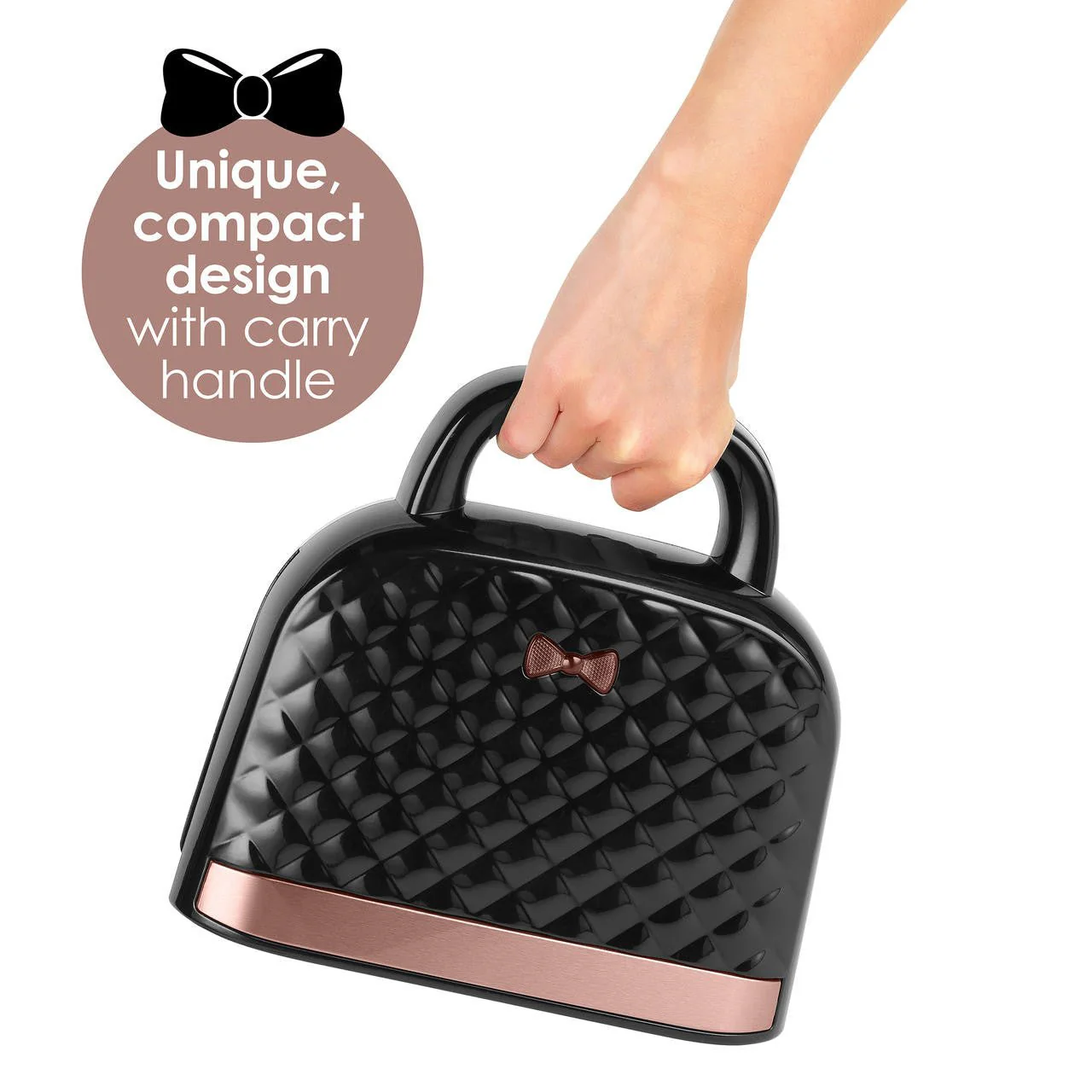 Salter Handbag Style Non-Stick Toastie Maker/Sandwich Toaster 750 W - Image 4