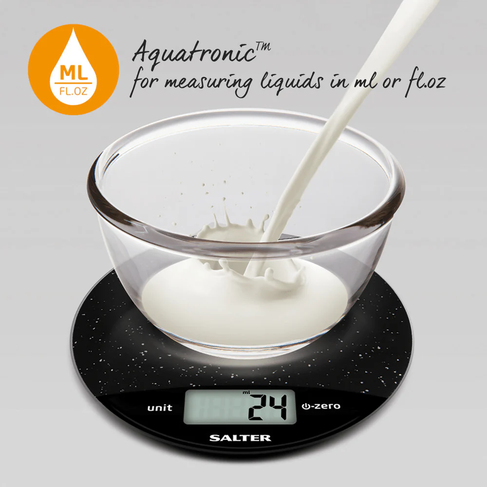Salter Marble Digital Kitchen Scale - Black - Image 4