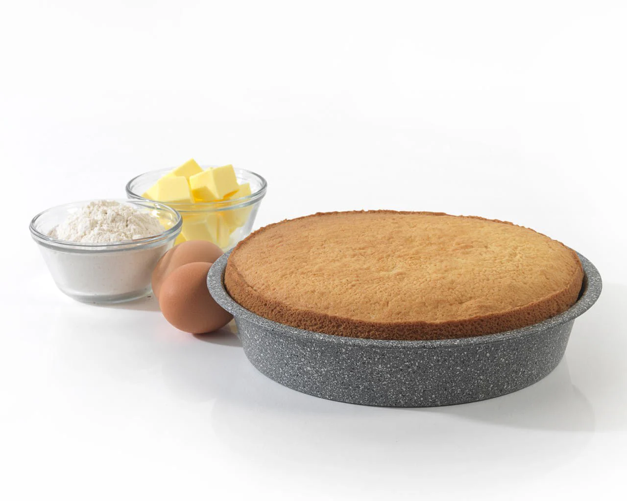 Salter Marblestone Non-Stick Round Baking Pan, Carbon Steel 24 cm - Image 3