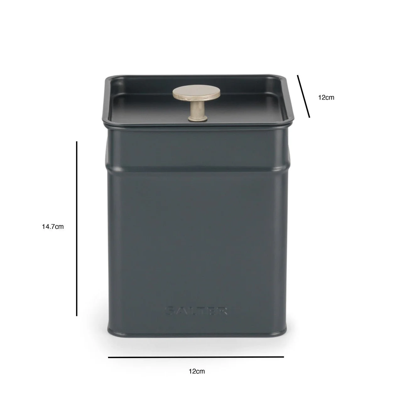 Salter Marino 3pc Canister Set – Blue/Grey - Image 2