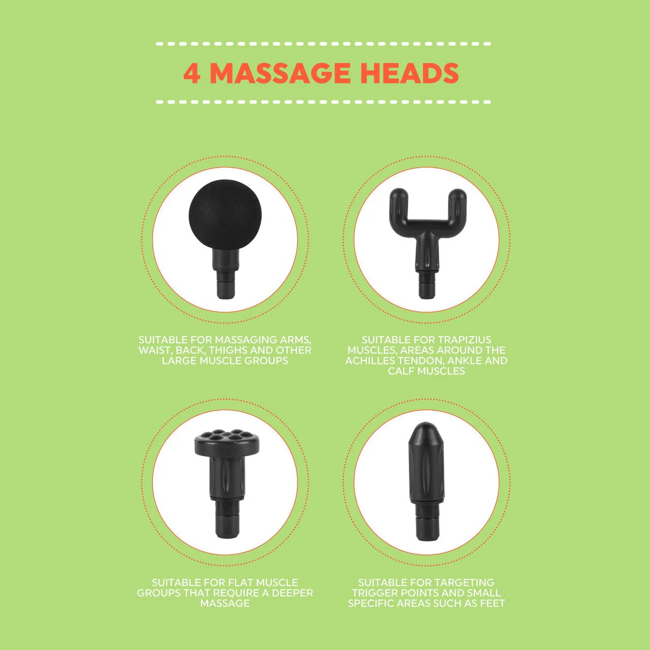 Salter Mini Electric Massage Gun - Black - Image 6