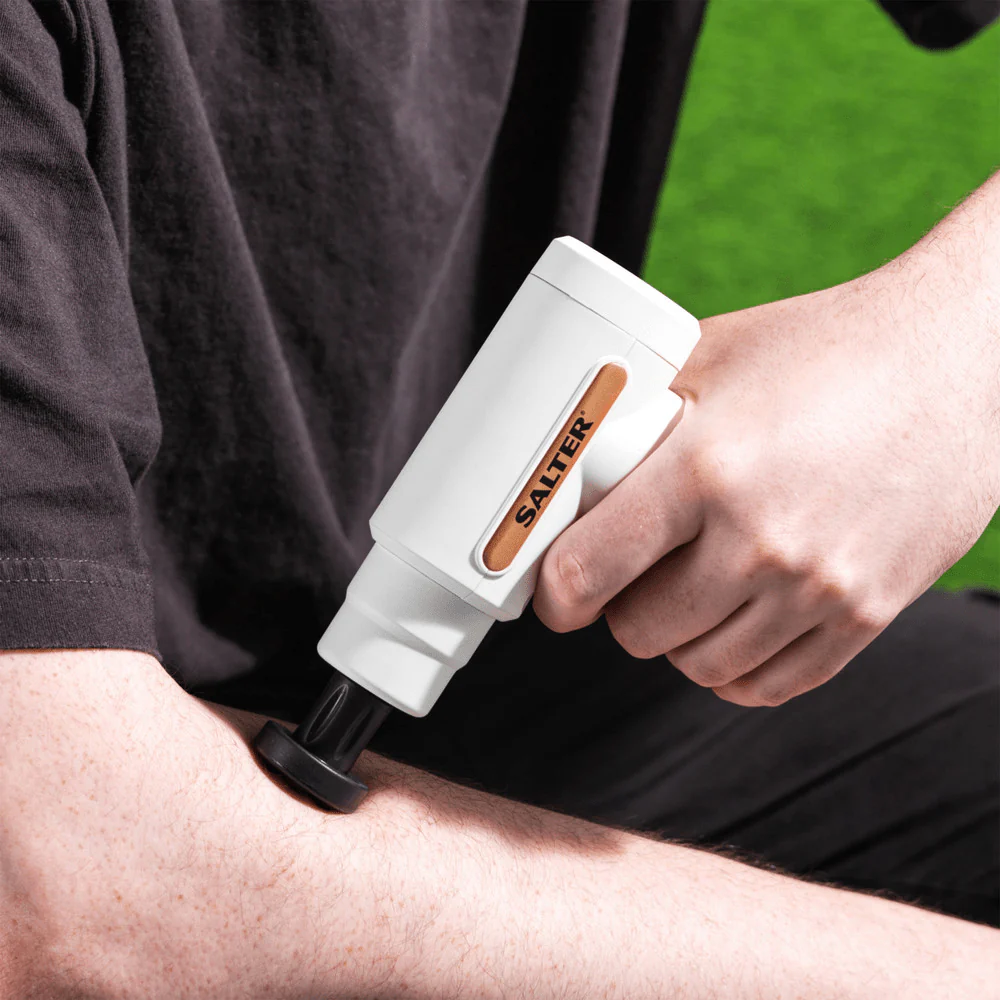Salter Mini Electric Massage Gun - White - Image 7