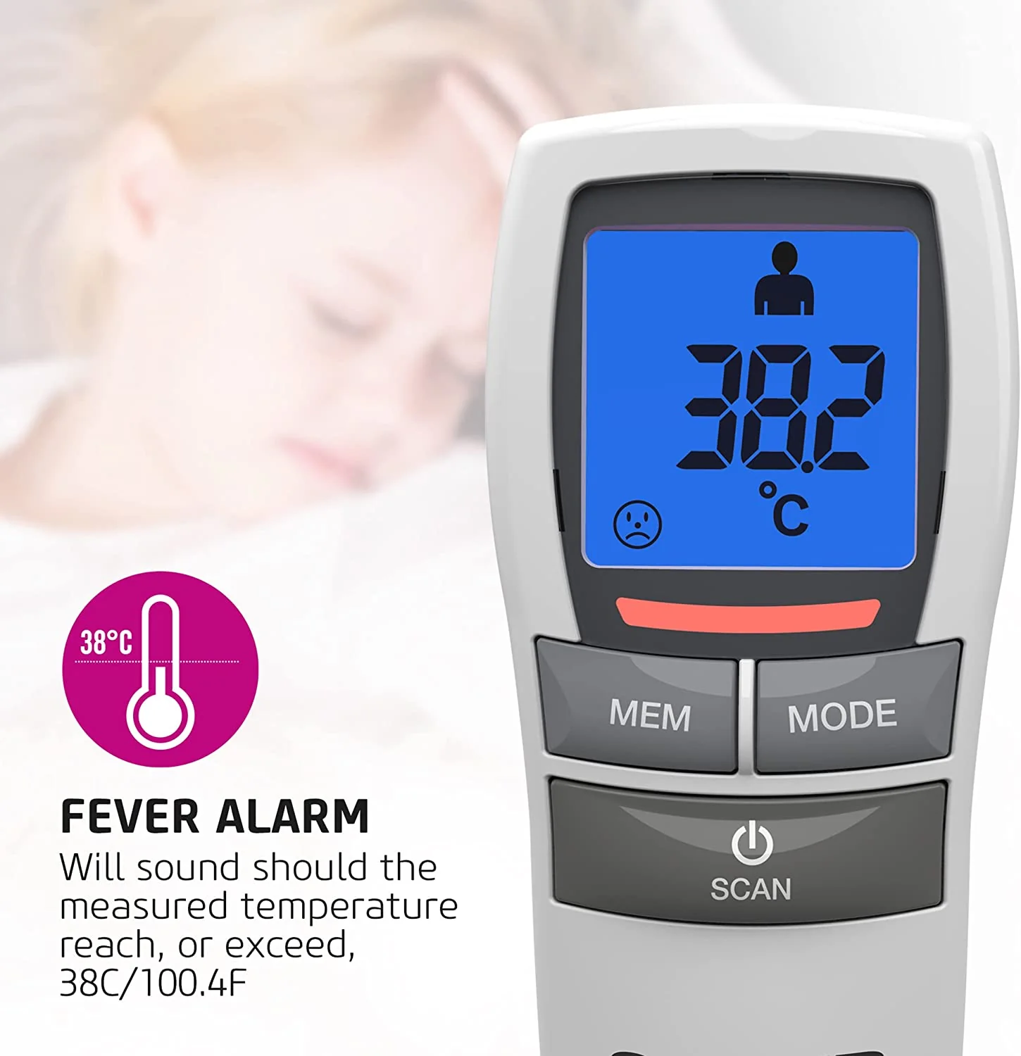 Salter No Touch Infrared Thermometer - Image 4