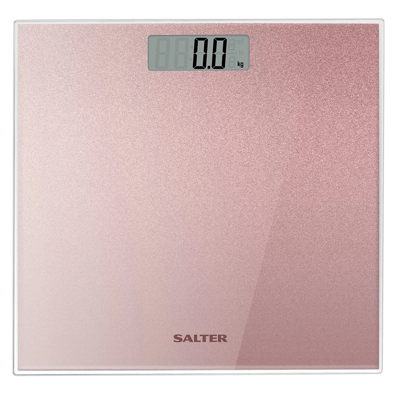 Salter Rose Gold Glitter Digital Bathroom Scale - Image 2