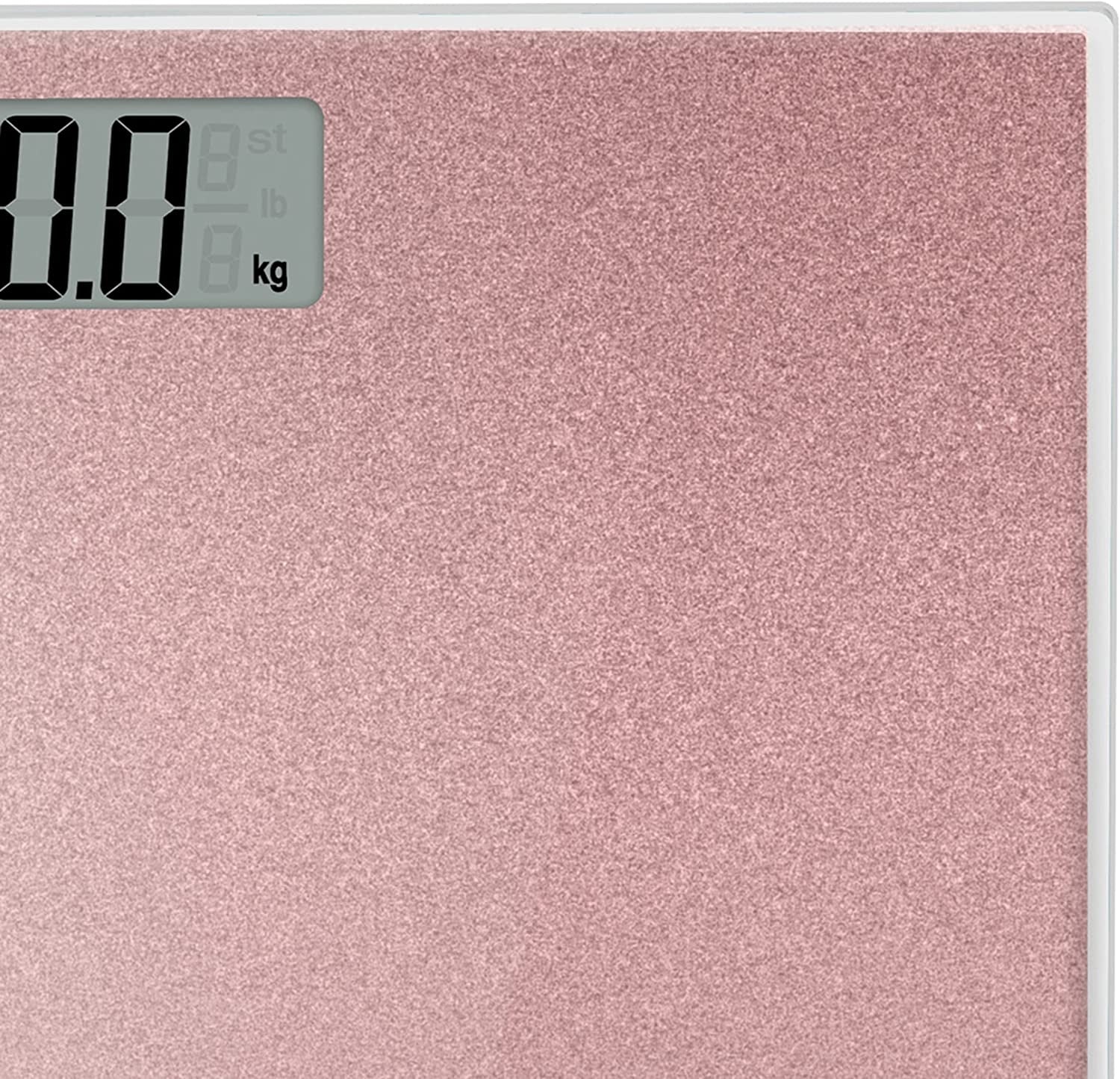 Salter Rose Gold Glitter Digital Bathroom Scale - Image 4