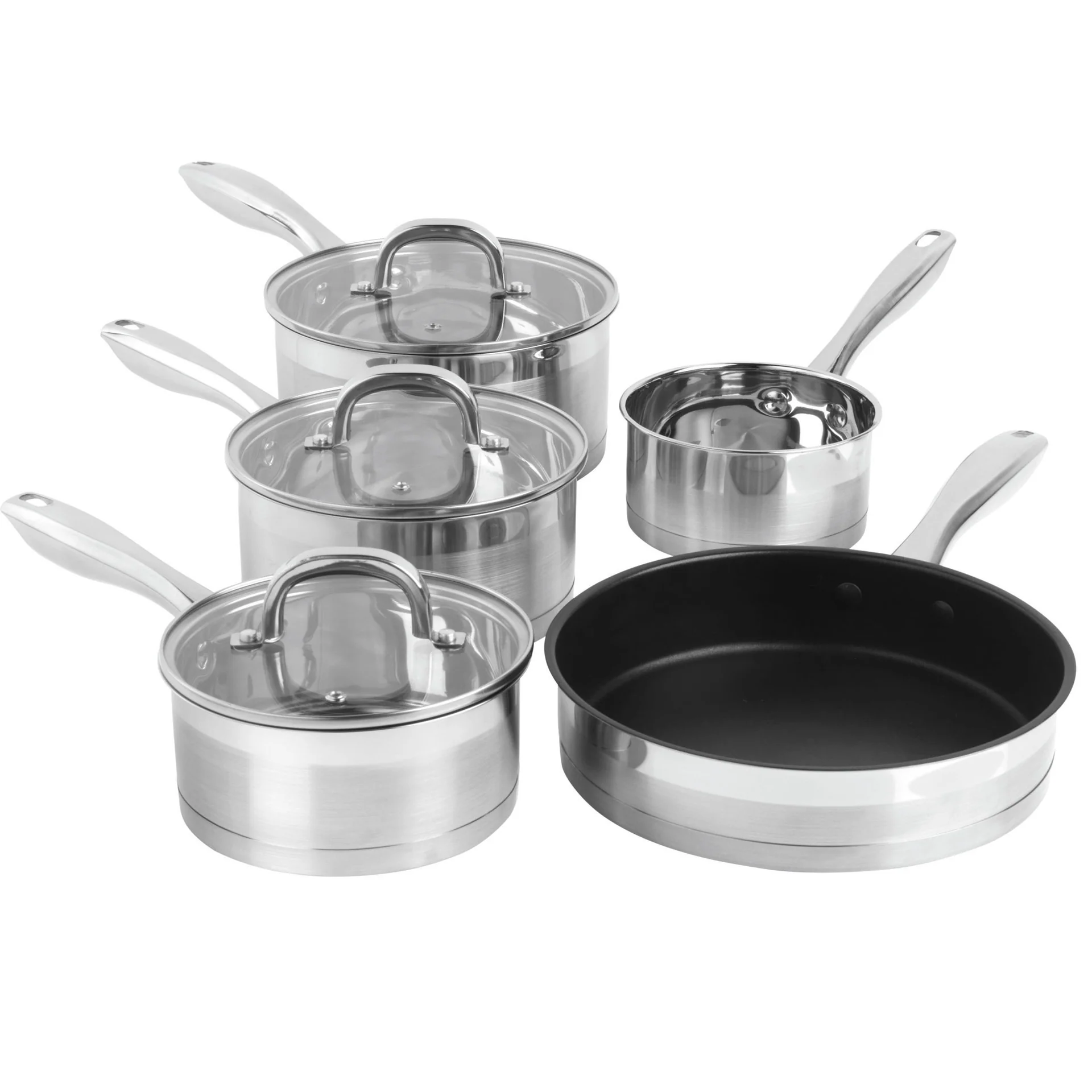 Salter Timeless Collection Stainless Steel 5 Piece Pan Set - Image 11