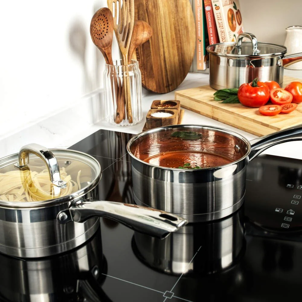 Salter Timeless Collection Stainless Steel 5 Piece Pan Set - Image 5