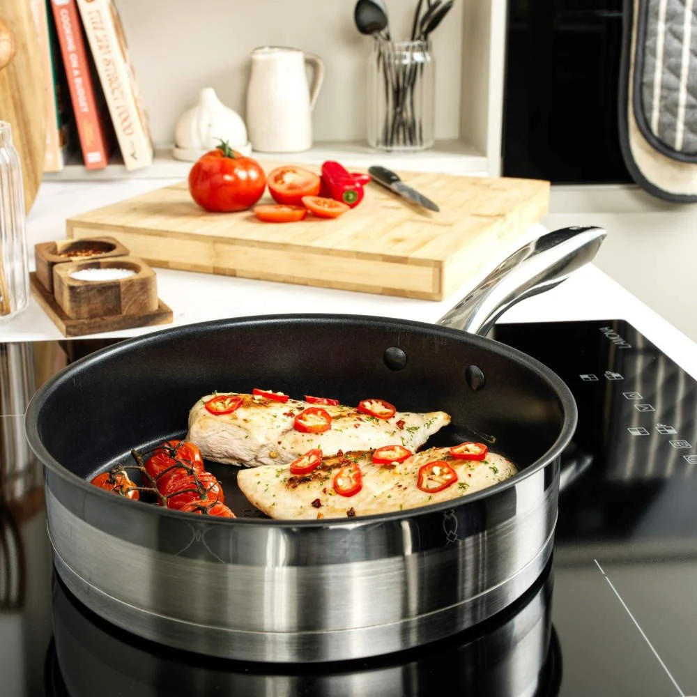 Salter Timeless Collection Stainless Steel 5 Piece Pan Set - Image 6