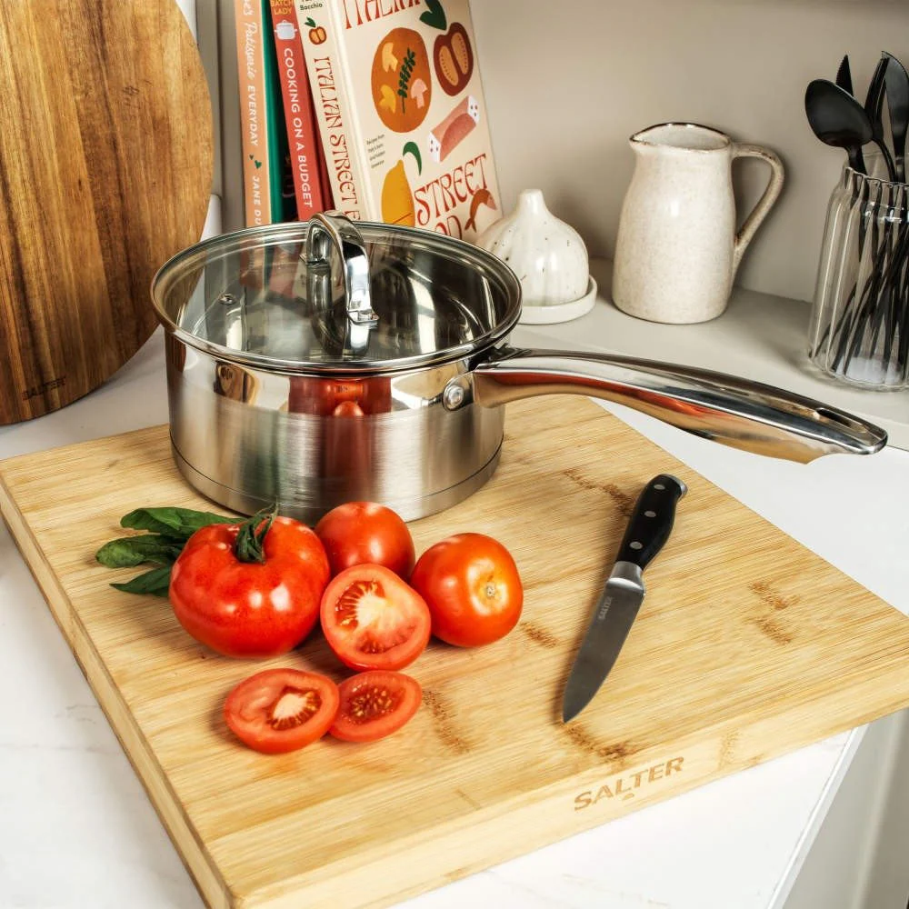 Salter Timeless Collection Stainless Steel 5 Piece Pan Set - Image 9