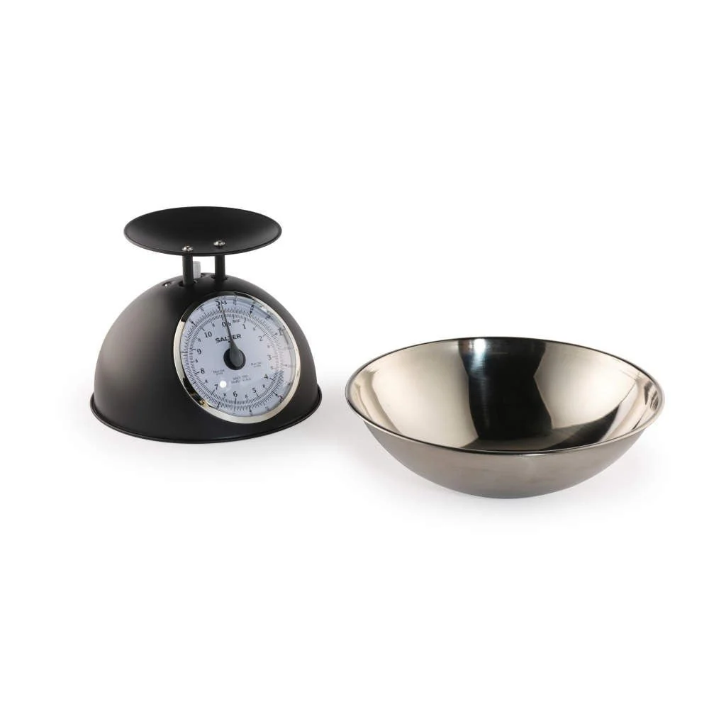 Salter Timeless Mechanical Kitchen Scale – Black - Image 5
