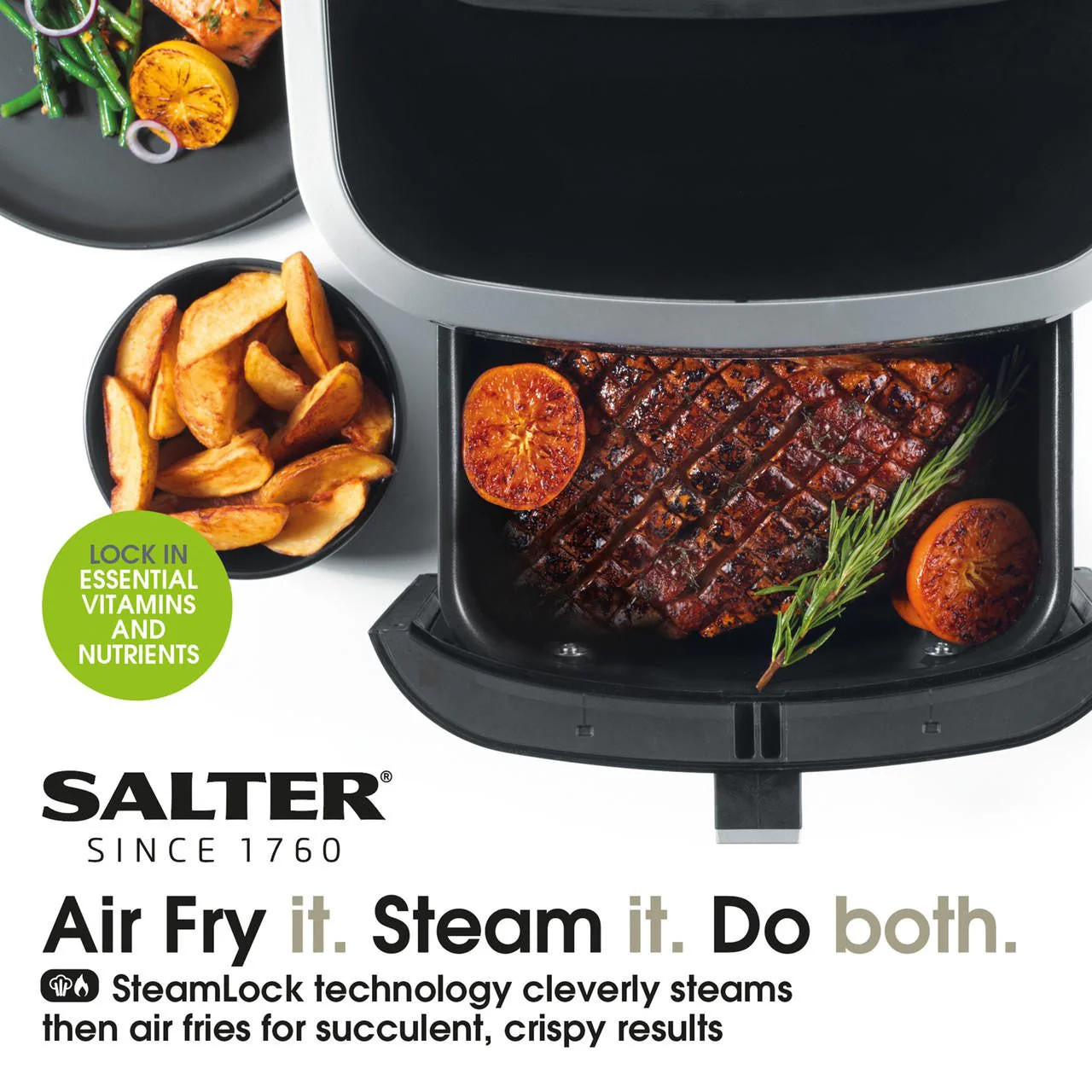Salter XL Digital Steamer & Air Fryer 6.5L Capacity 1700W - Image 8