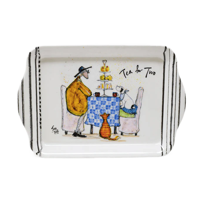 Sam Toft Tea for Two Scatter Tray 21 x 14 x 2cm