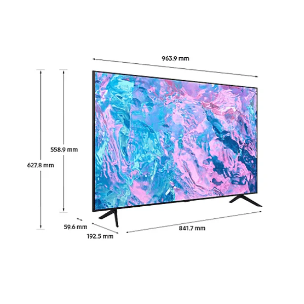 Samsung 2023 43” CU7100 UHD 4K HDR Smart TV - Image 2