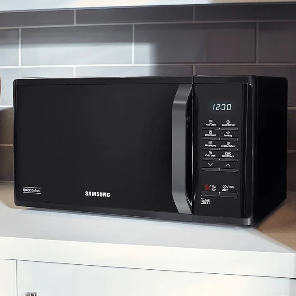 Samsung 23L 800W Microwave – Black (MS23K3515AK/EU) - Image 2