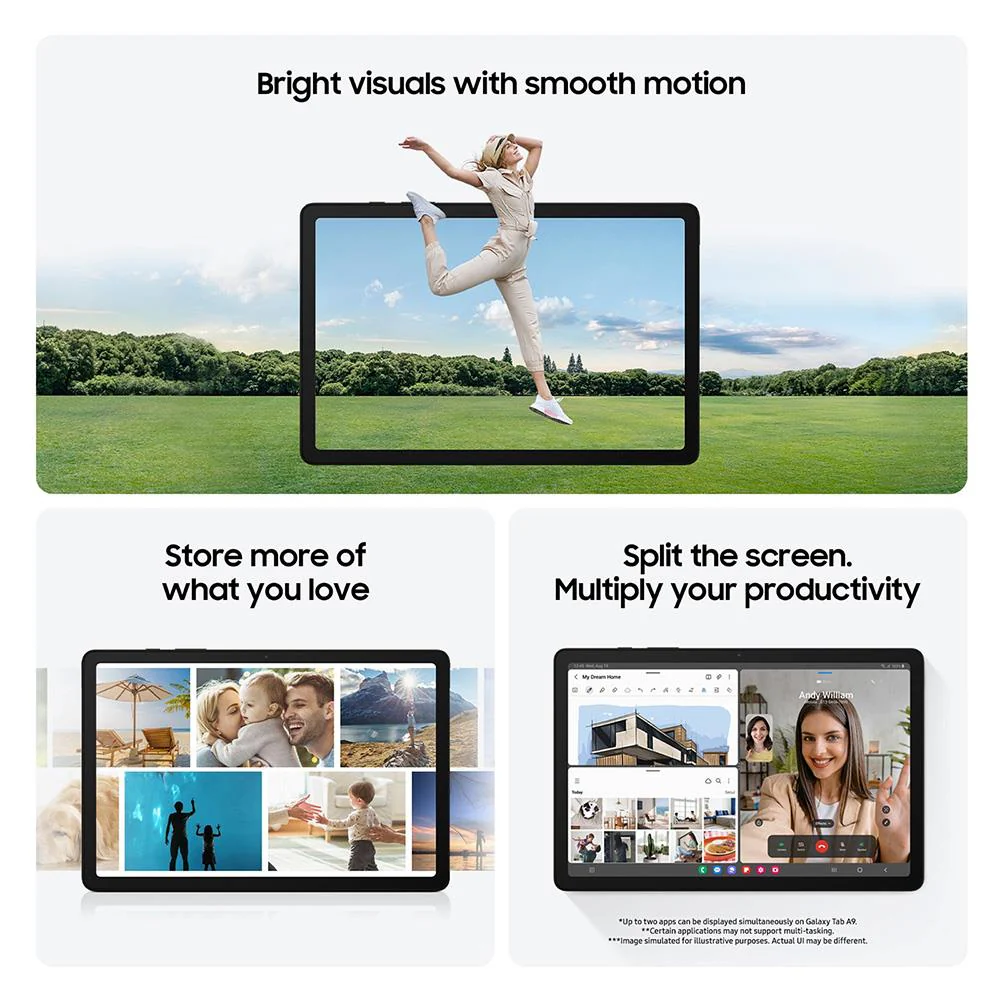 Samsung Galaxy Tab A9 8.7" WiFi 64GB Graphite - X110NZAAEUB - Image 2