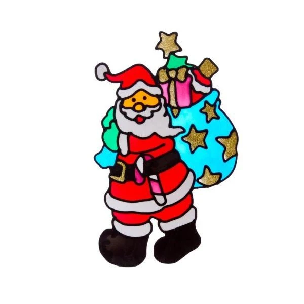 Santa & Sack Window Sticker – 35cm